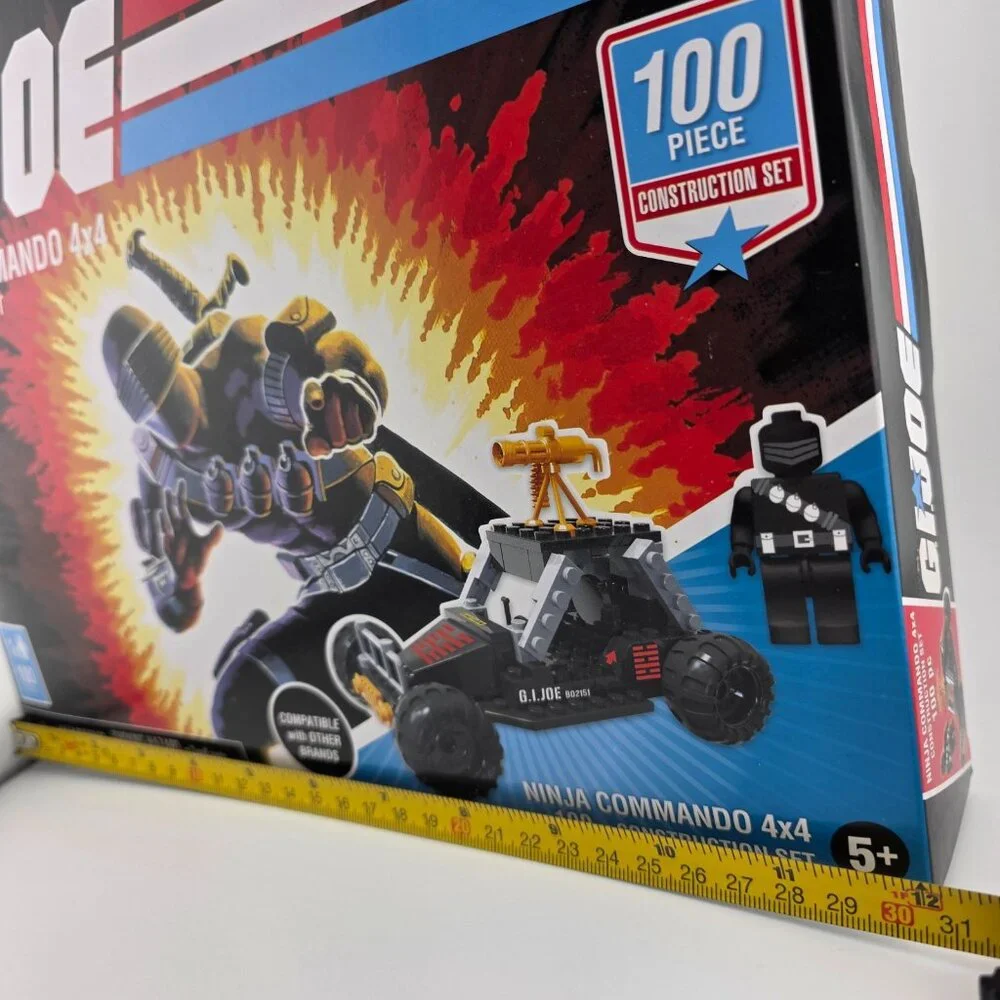 2020 Forever Clever G.I. Joe: Ninja Commando 4x4 100 Pieces Construction Set NEW